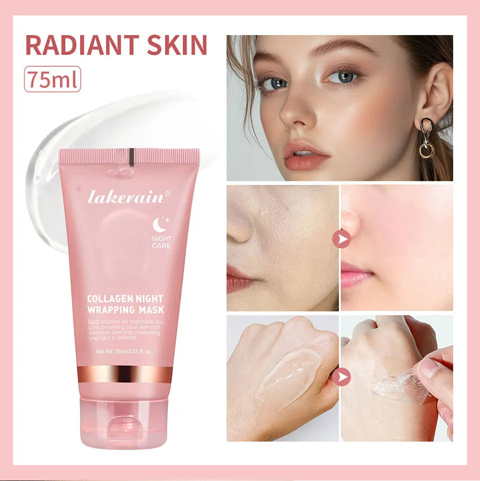 Collagen Overnight Peel-Off Mask – Hydrating & Firming Treatment