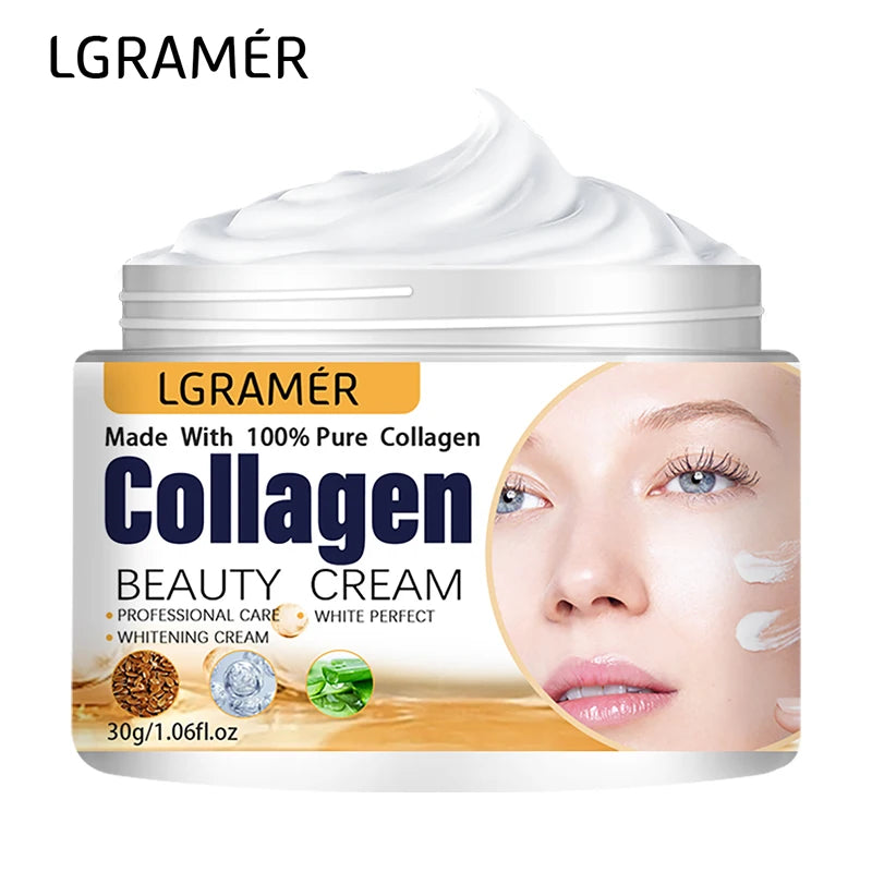 Collagen Boost Eye & Face Cream — Anti-Aging Korean Essence