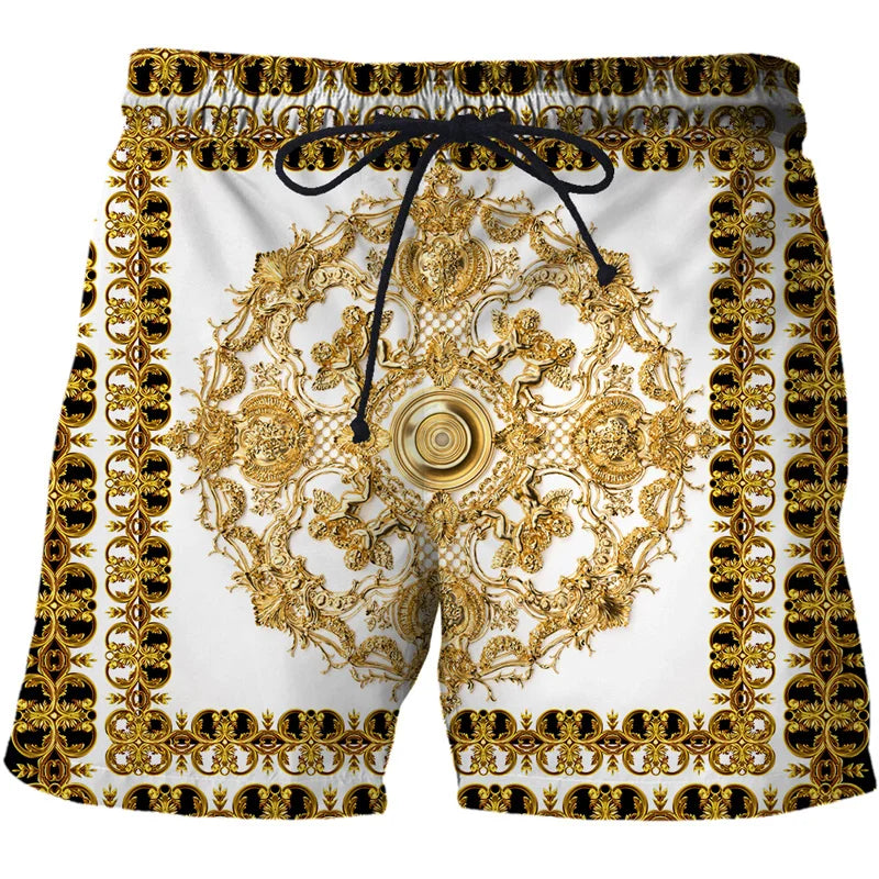 Luxury Beach Shorts  Men's Swim Trunks Casual  Surf