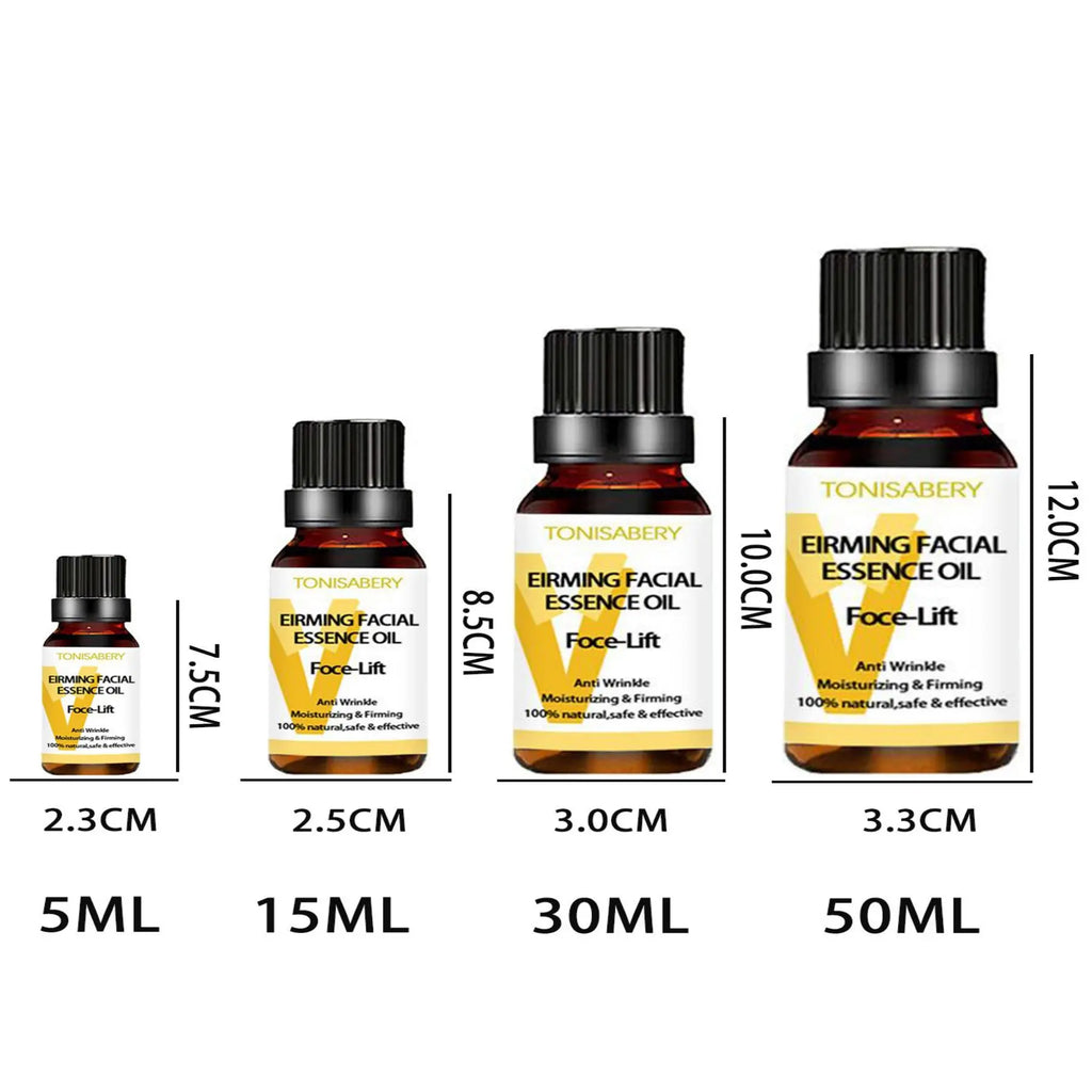 Anti Wrinkle Essence Instant Slimming Face Oil V Face Essential Oils Lifting Firming Thin Nourish Powerful Facial Skin Care