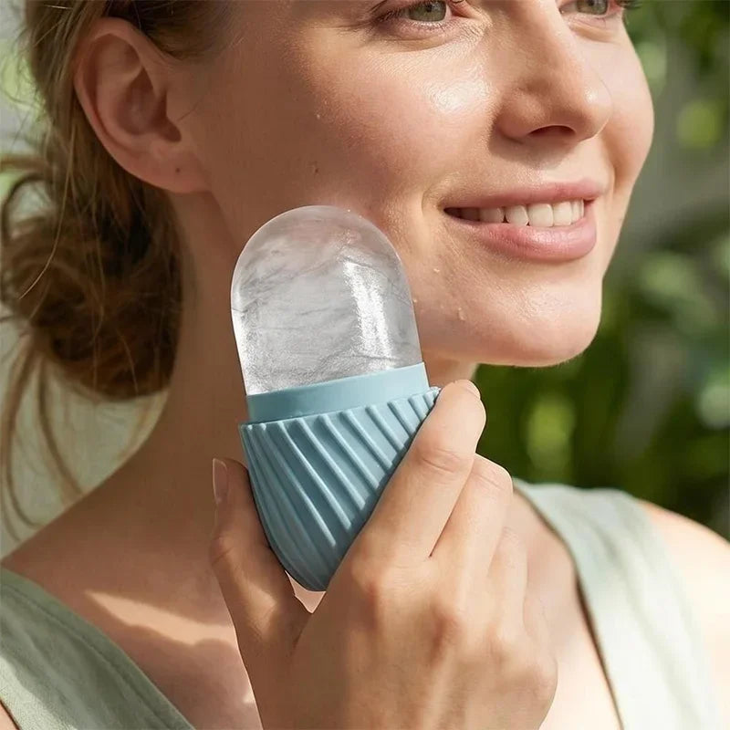 Facial Ice Roller — Pore-Minimizing Skin Care Massage Tool