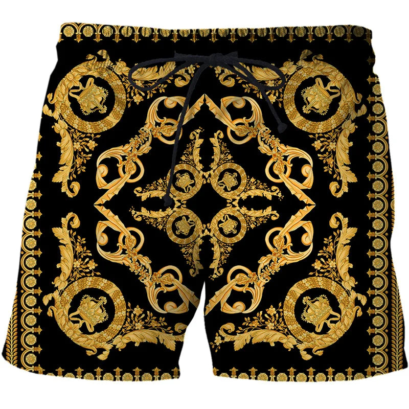 Luxury Beach Shorts  Men's Swim Trunks Casual  Surf