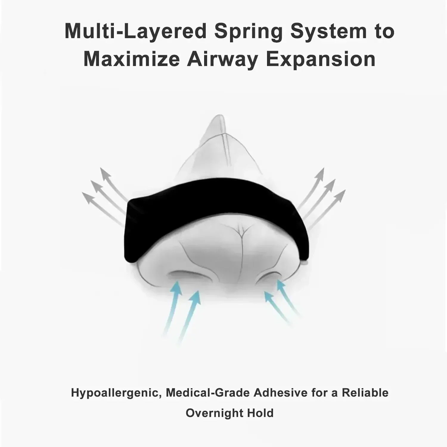 Nasal breathing dilators Magnetic Nasal Strips Increase Air Improve Sleep Quality Reduce SnoringU