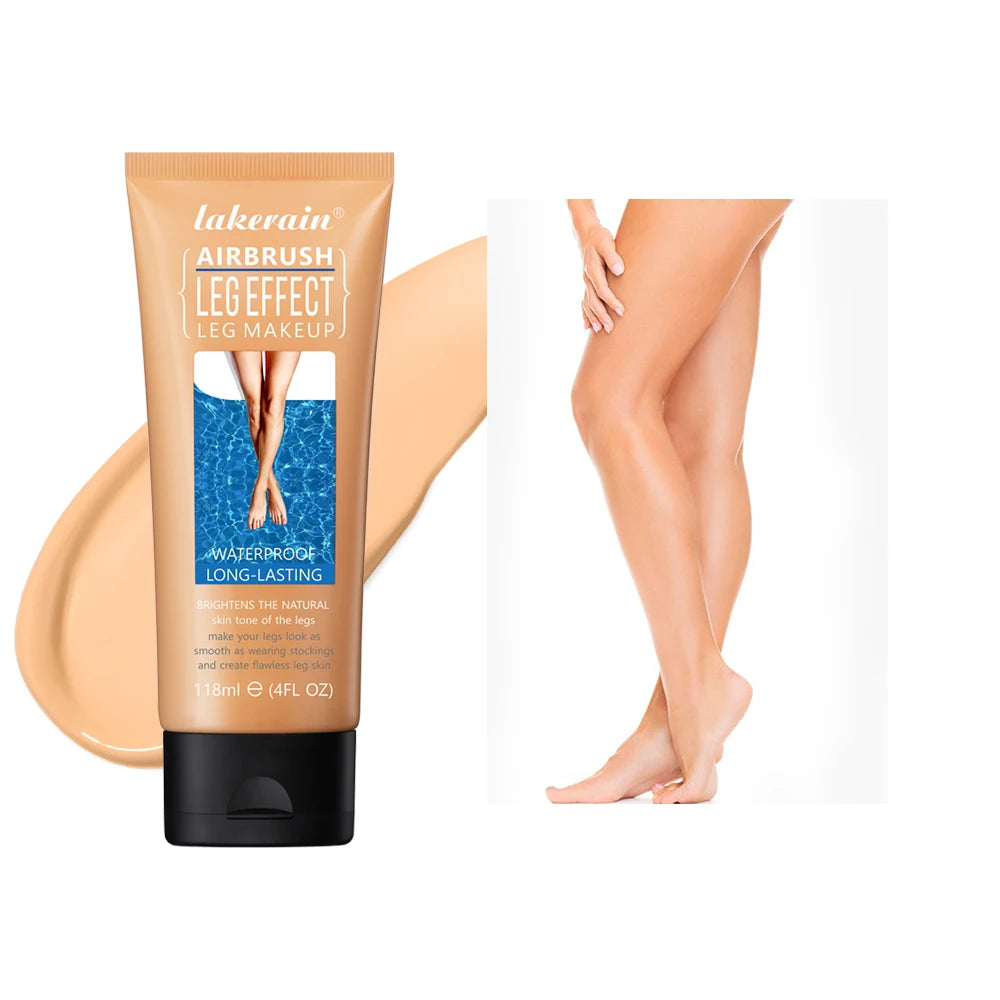 Body Foundation 100ml Tan Leg Makeup Lotion Even Skin Tone Waterproof Long Lasting Body Tanning Cream Medium Bronze Leg Makeup