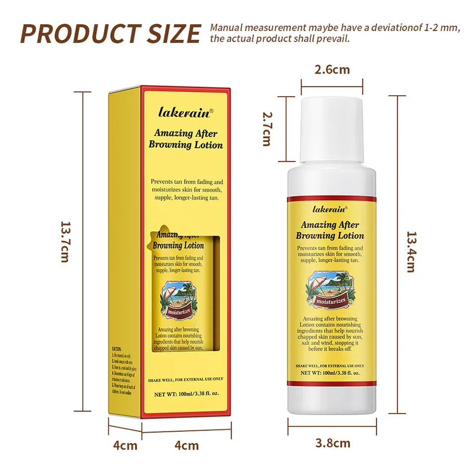 Tanning Body Lotion Long Lasting Waterproof Sweat-proof Tanning Booster Lotion Non-greasy Natural Self Tanner Lotion Makeup