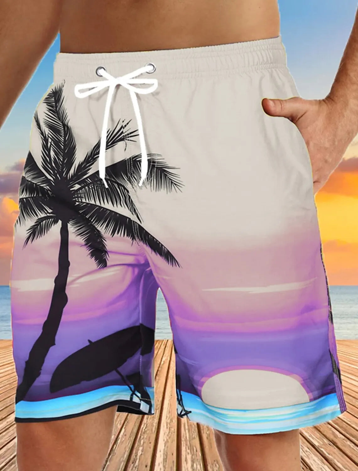 Men's Board Shorts Swim Shorts Bermuda shorts Beach Shorts
