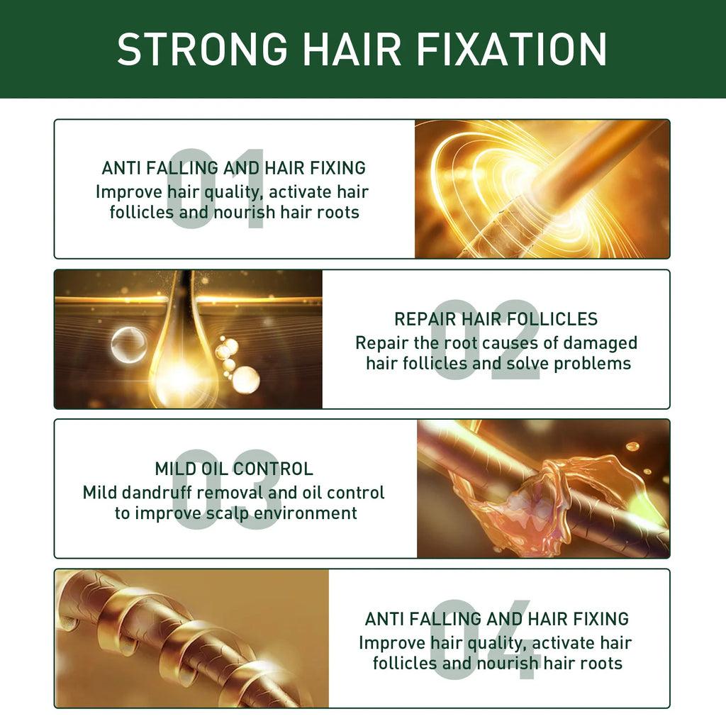 Hair Growth Serum Prevent Baldness Scalp Treatment Longer Thicken Nourishing Strengthen Ginger Regrowth Anti Hair Loss Essence