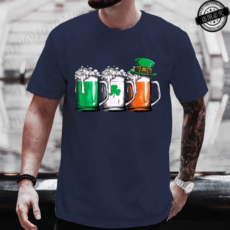 St. Patrick's Day Men's T-Shirts short Sleeve