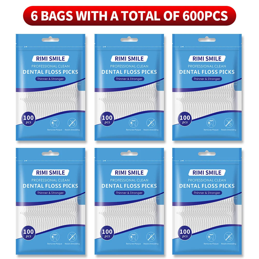 600PCS/300PCS/100PCS/50PCS/30PCS - Dental floss stick - interdental cleaning tool