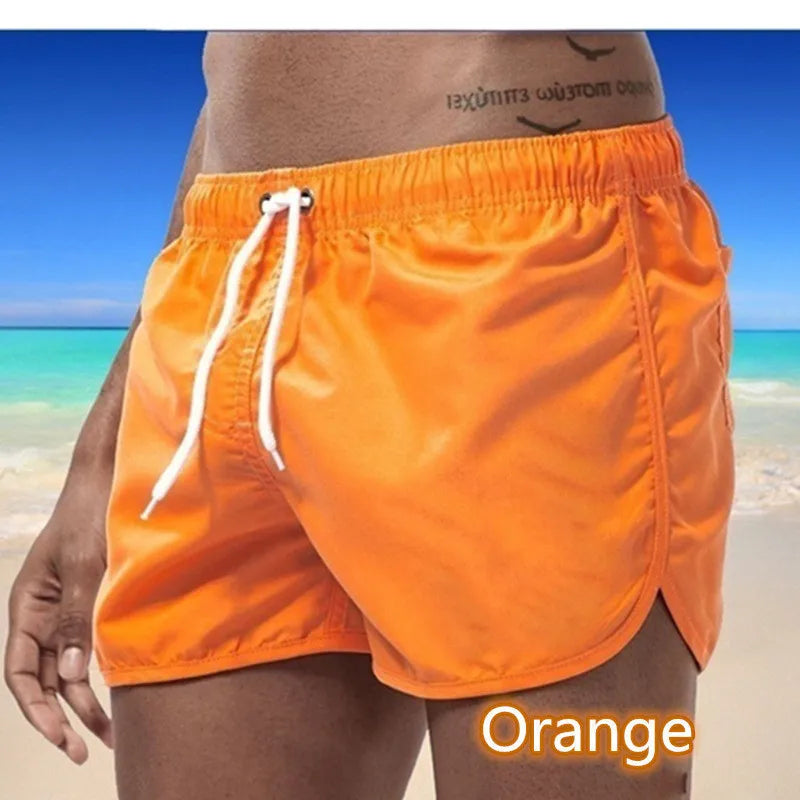 New mesh breathable fitness men's shorts speed dry pants summer thin training pants