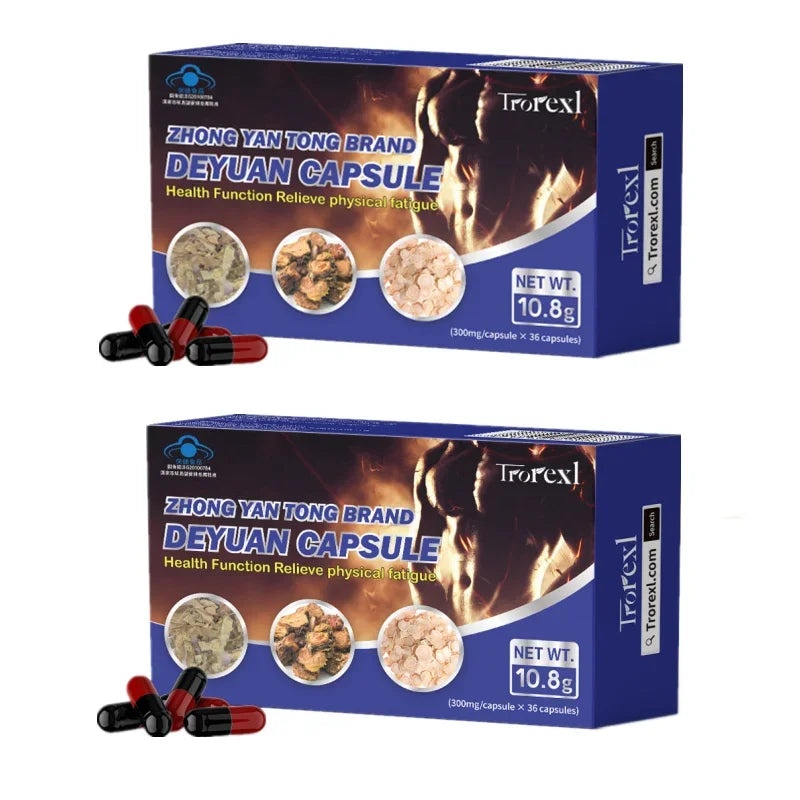 Epimedium & Ginseng Vitality Capsules for Men | Natural Stamina & Reproductive Health Support
