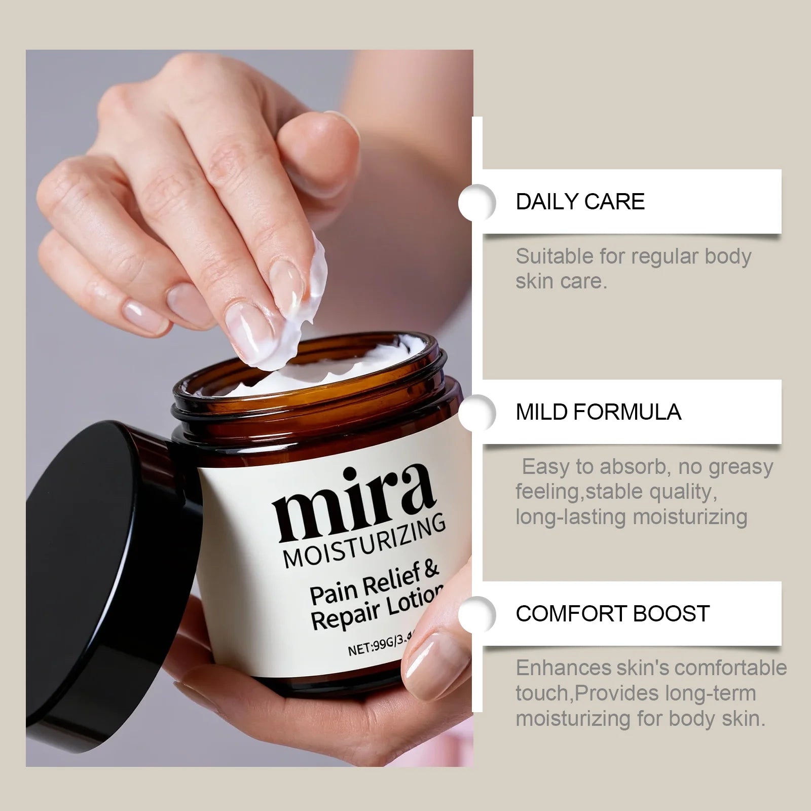 Moisturizing Body Lotion  Relieve Tightness Soothe Sensitive Skin