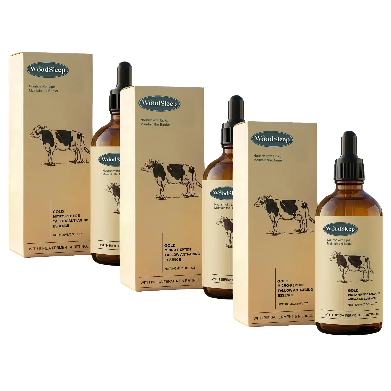 Beef Tallow Serum Anti-Wrinkle Shrinking Pores Tighten Loose Skin Reduce Fine Lines Hydrating Anti Aging Moisturizing Face Care