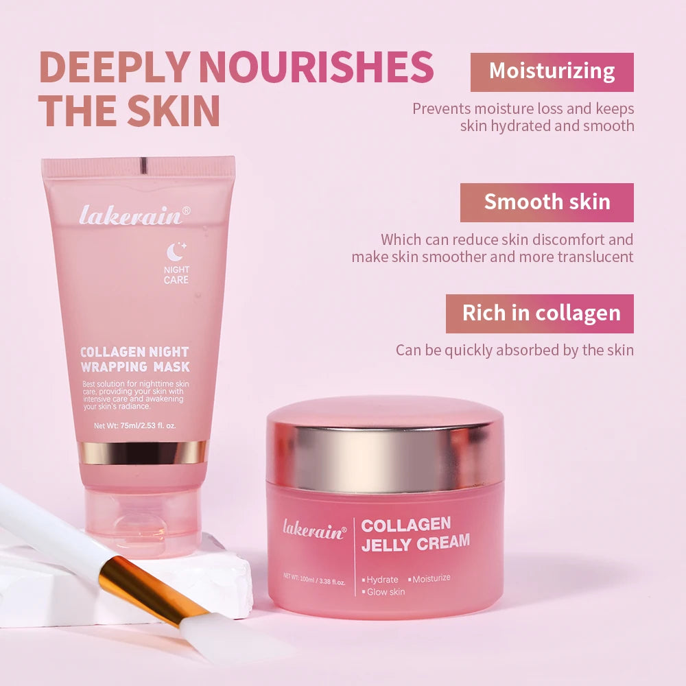 Collagen Overnight Peel-Off Mask – Hydrating & Firming Treatment