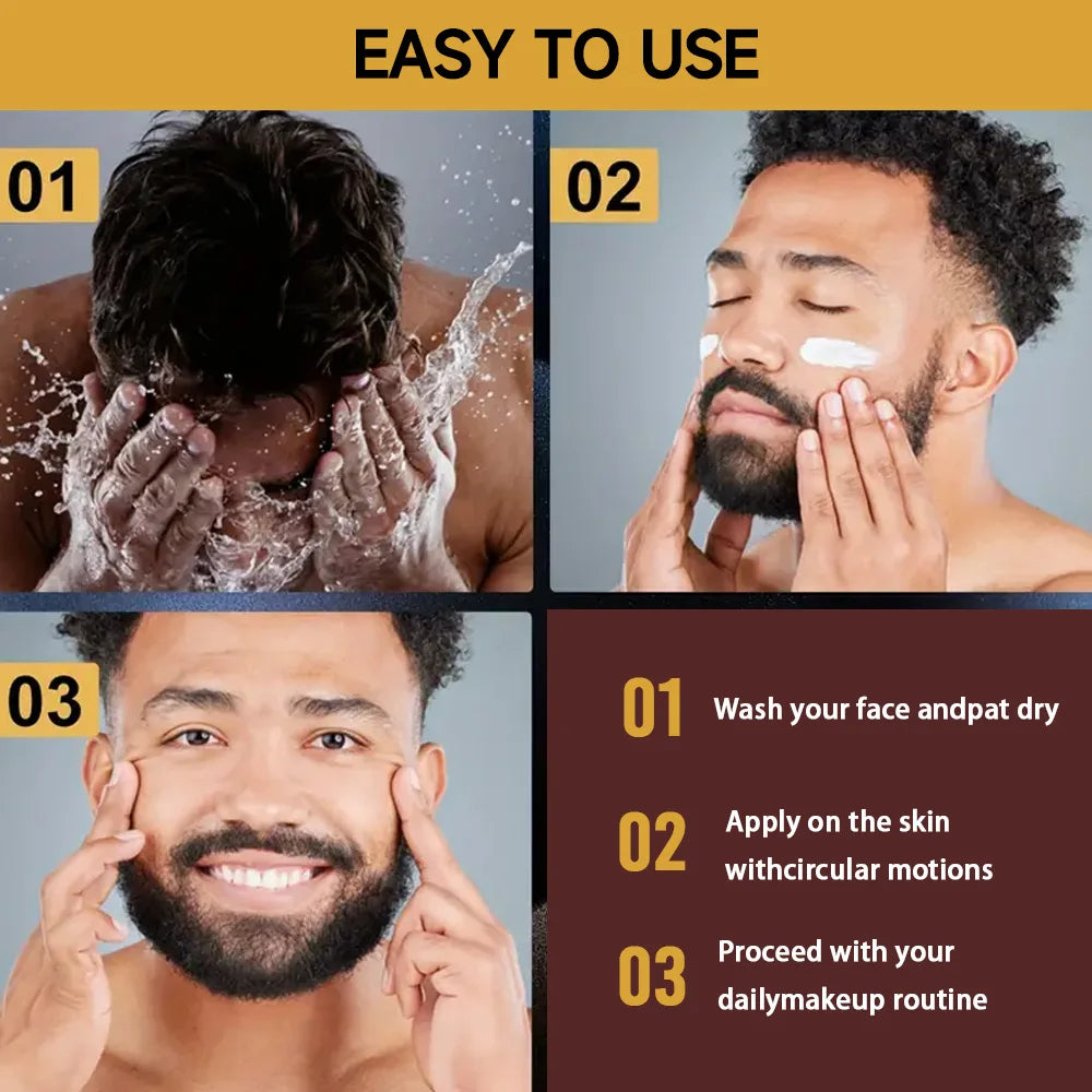 Men's Retinol Anti-Aging Face Cream — Wrinkle Smoothing & Skin Firming