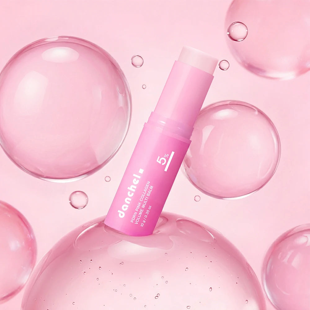 PDRN Pink Collagen Volume Multi Balm Stick | Anti-Aging Firming Treatment for Eyes, Neck & Face