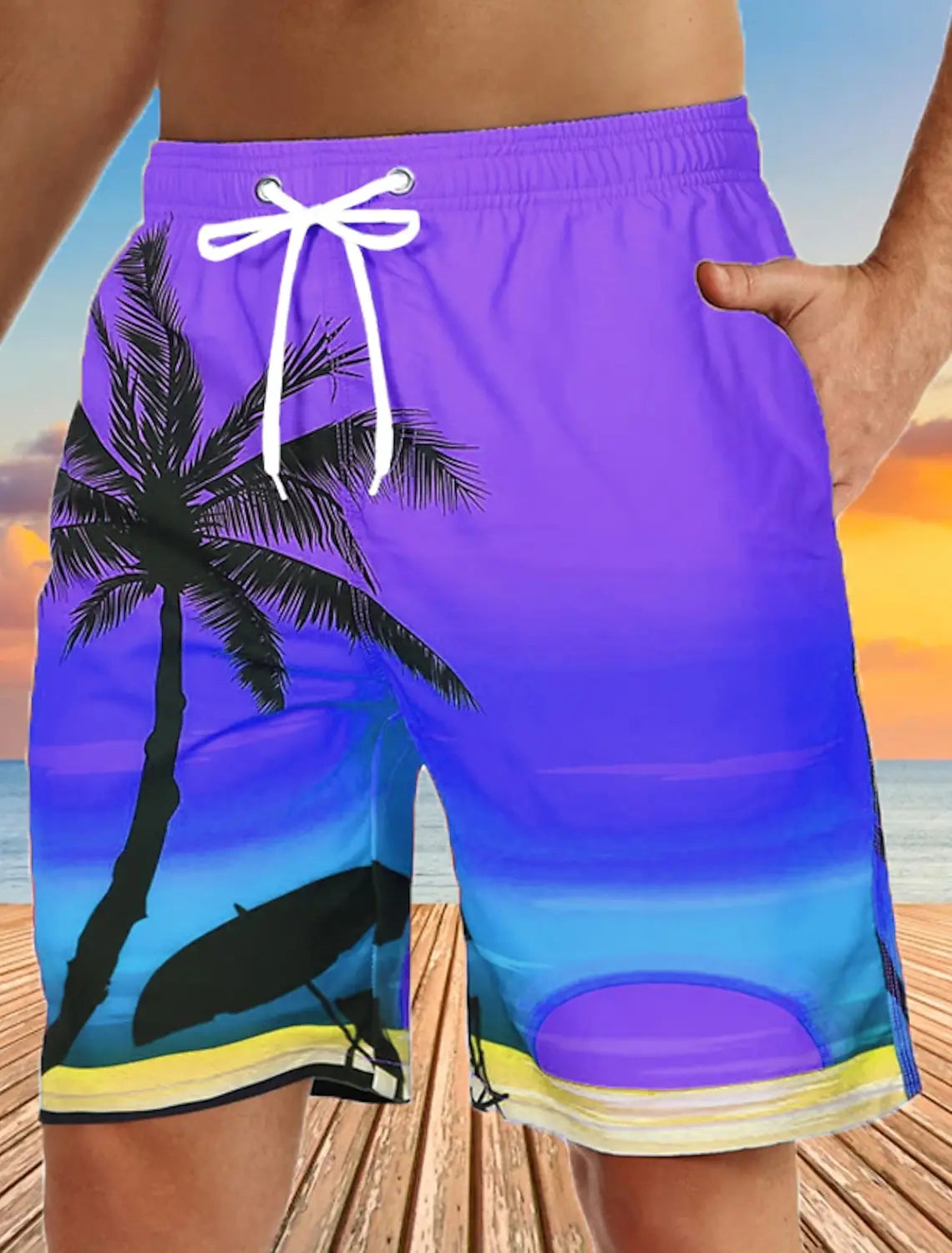 Men's Board Shorts Swim Shorts Bermuda shorts Beach Shorts