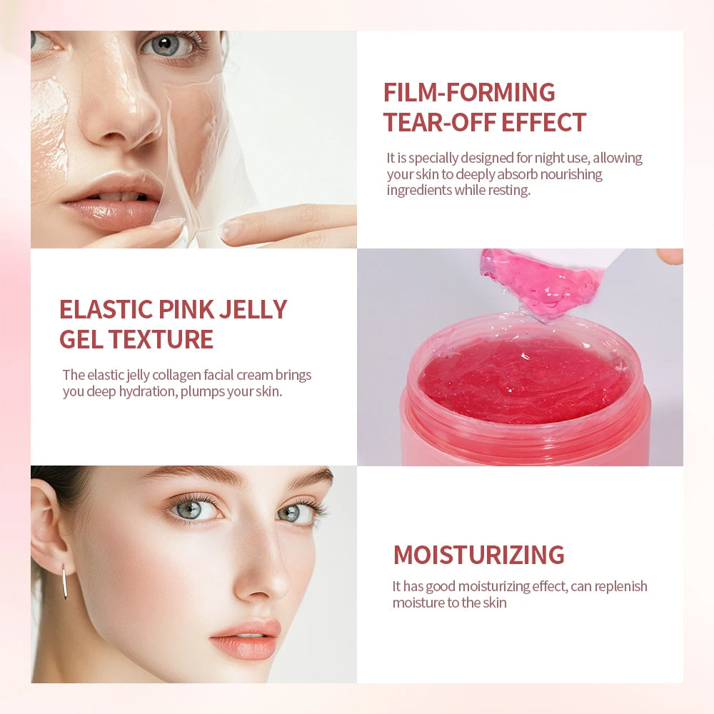 Collagen Overnight Peel-Off Mask – Hydrating & Firming Treatment