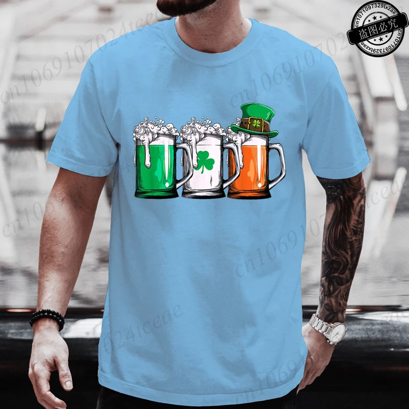 St. Patrick's Day Men's T-Shirts short Sleeve