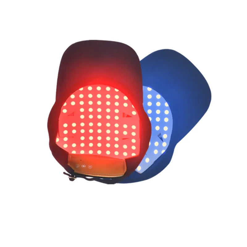 660nm 850nm Red Blue Light Hair Growth Cap Hair Growth Device with Detachable Inner for Women Men Hair Regrowth Loss Treatment