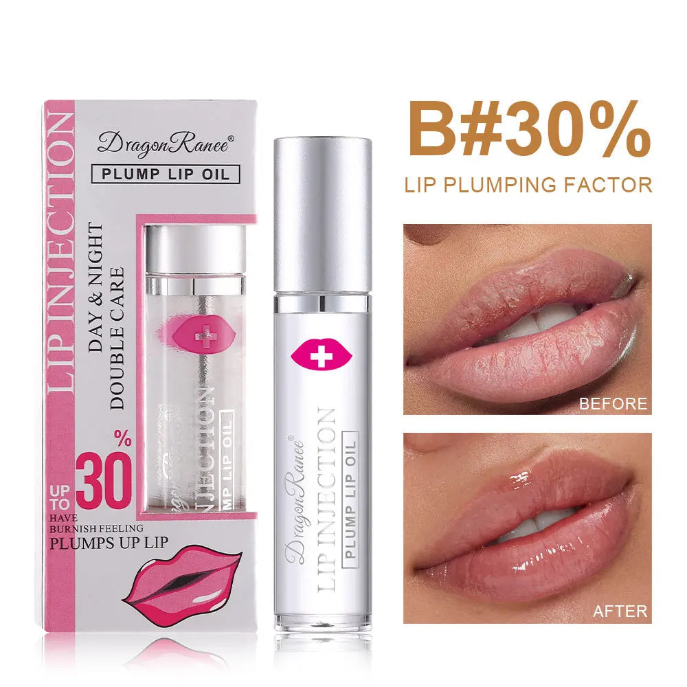 Instant Volumizing Lip Plumper Oil Lip Enhancer Moisturizing Anti-Wrinkle Lip Gloss - Sexy Lip Care Plumping Serum Lipstick