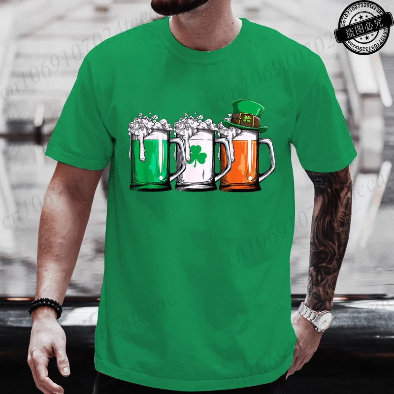 St. Patrick's Day Men's T-Shirts short Sleeve
