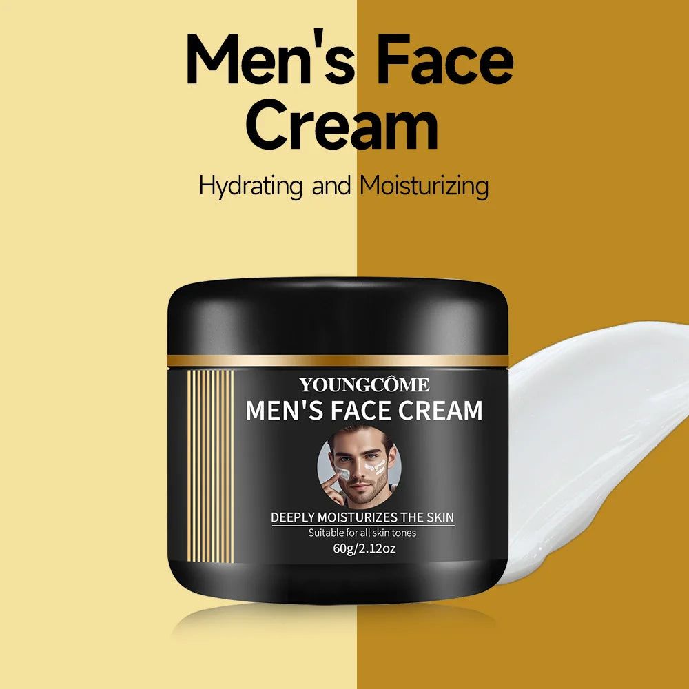 Men's Retinol Anti-Aging Face Cream — Wrinkle Smoothing & Skin Firming