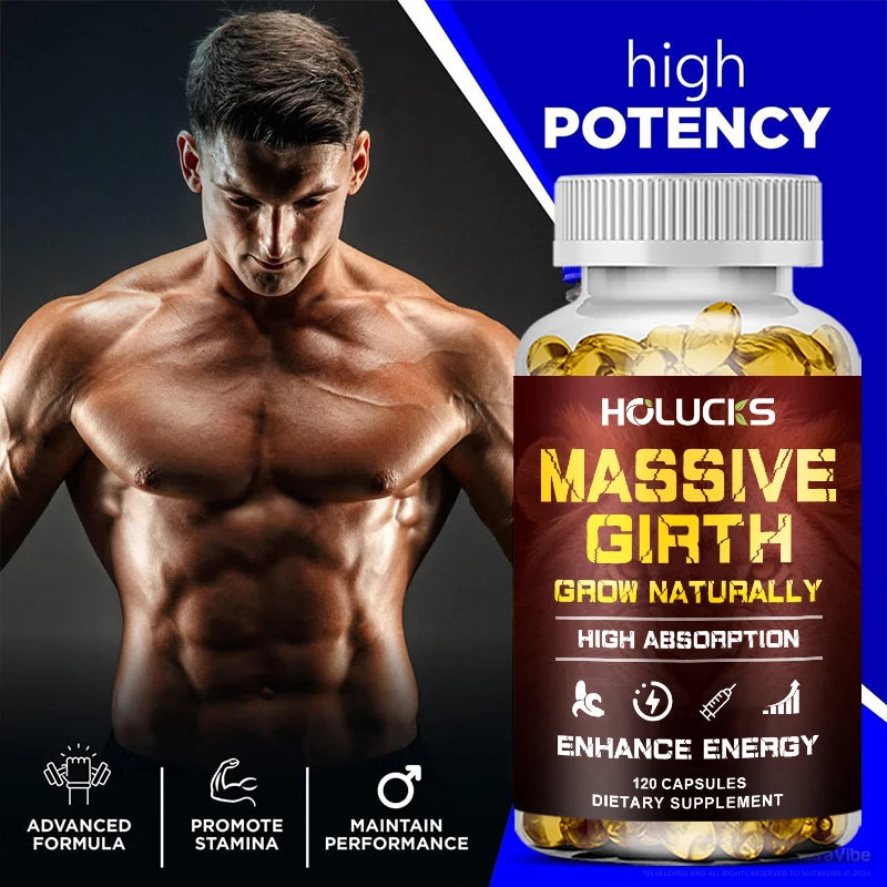 Men's Performance & Vitality Supplement – Tribulus, Maca, Ginseng & Ashwagandha Formula
