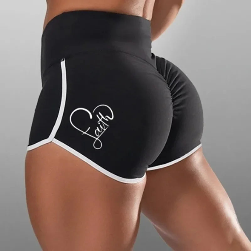 Summer Women Underwear Big Size Shorts Sexy Solid Color High Waist Sports Running Tight Hip Lifting Shorts Yoga