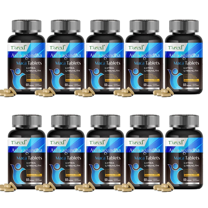 Men's Ashwagandha & Maca Energy Supplement – Stamina, Strength & Reproductive Health Support