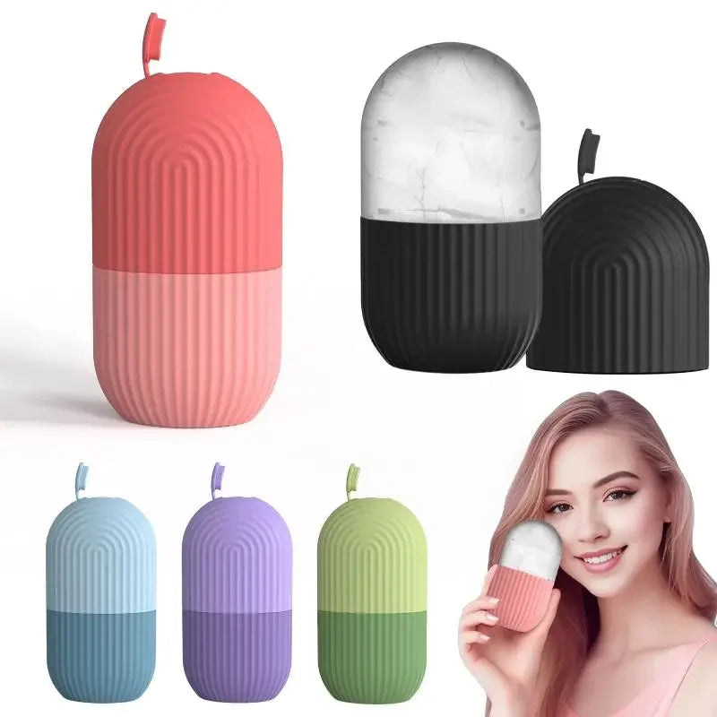 Ice Roller Mold — Depuffing & Pore-Minimizing Facial Massage Tool