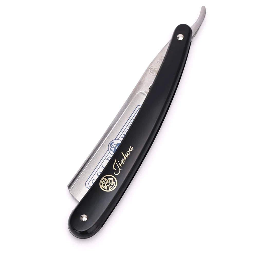 Men's Manual Folding Beard Knife Barber Stainless Steel Straight Shaver Classic Facial Epilator Professional Shaving Supplies