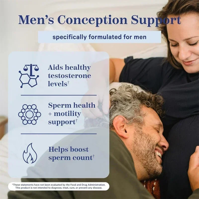 Men's Fertility & Reproductive Health Supplement – L-Carnitine, CoQ10 & Multivitamin Complex