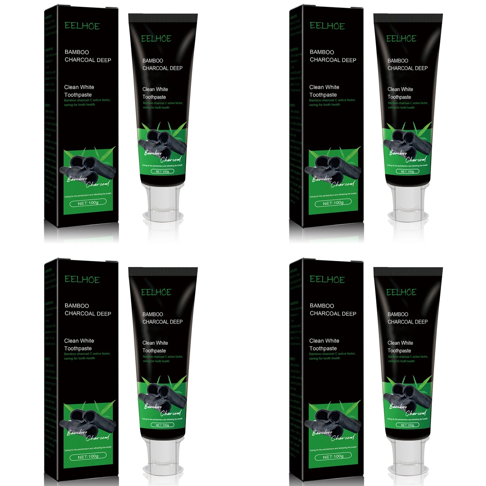 Bamboo charcoal toothpaste Remove Plaque Eliminate Oral Odors