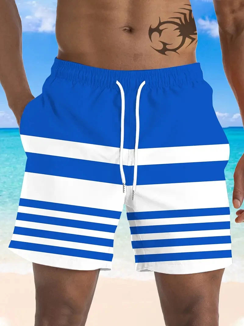 Beach Shorts For Men Summer Casual Daily Wear Short Pants Loose Breathable Swim Trunks