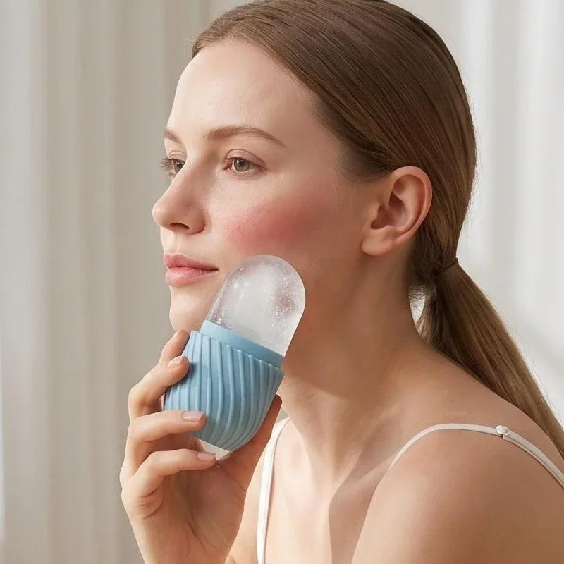 Facial Ice Roller — Pore-Minimizing Skin Care Massage Tool