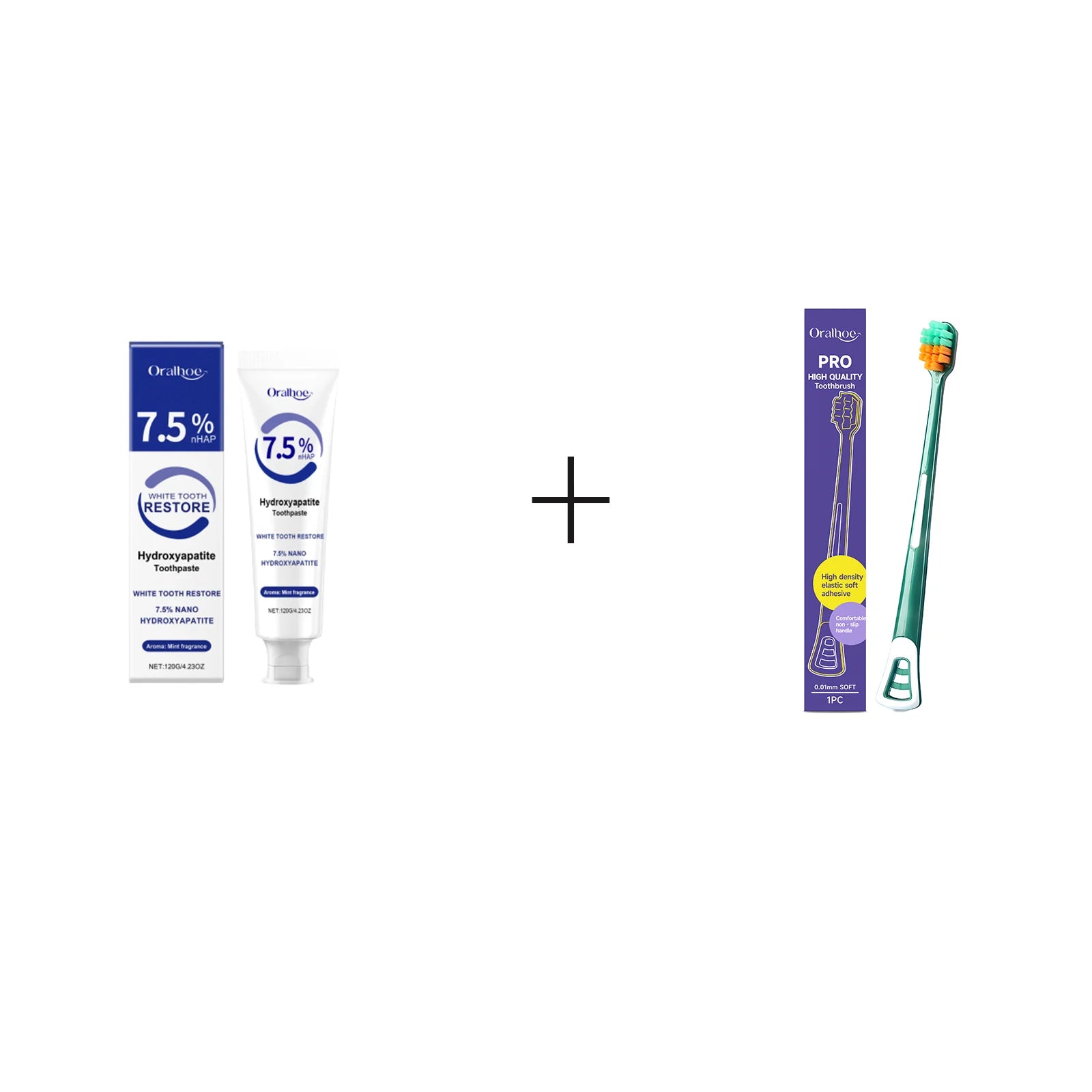 7.5% Hydroxyapatite Toothpaste for Sensitive Teeth - Enamel Protection & Strengthening, Fluoride-Free, Gentle & Effective Formul