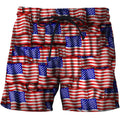 Men's Swimwear Shorts American Flag  USA Flag Swimsuit Sports Pants