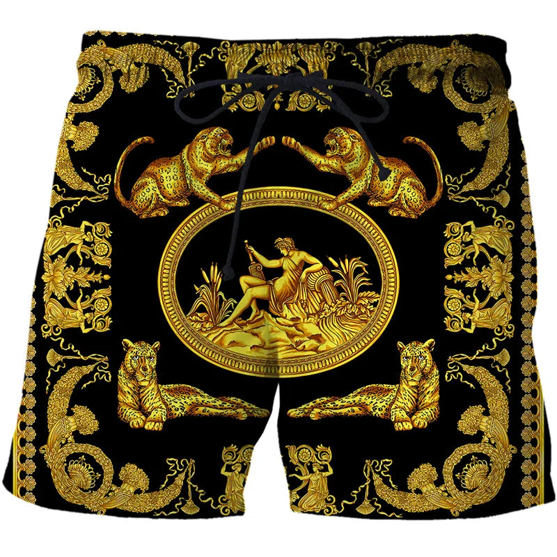 Luxury Beach Shorts  Men's Swim Trunks Casual  Surf
