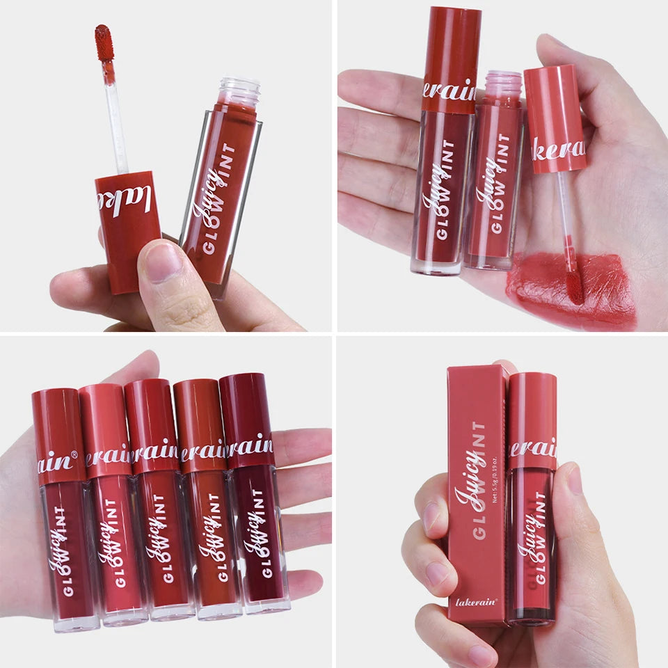 Mirror Lip Stain Lip Glaze Color Long Lasting Shiny Gloss Nude Lipstick Moisturizing Skin Brightening Cosmetics Lips Glosses