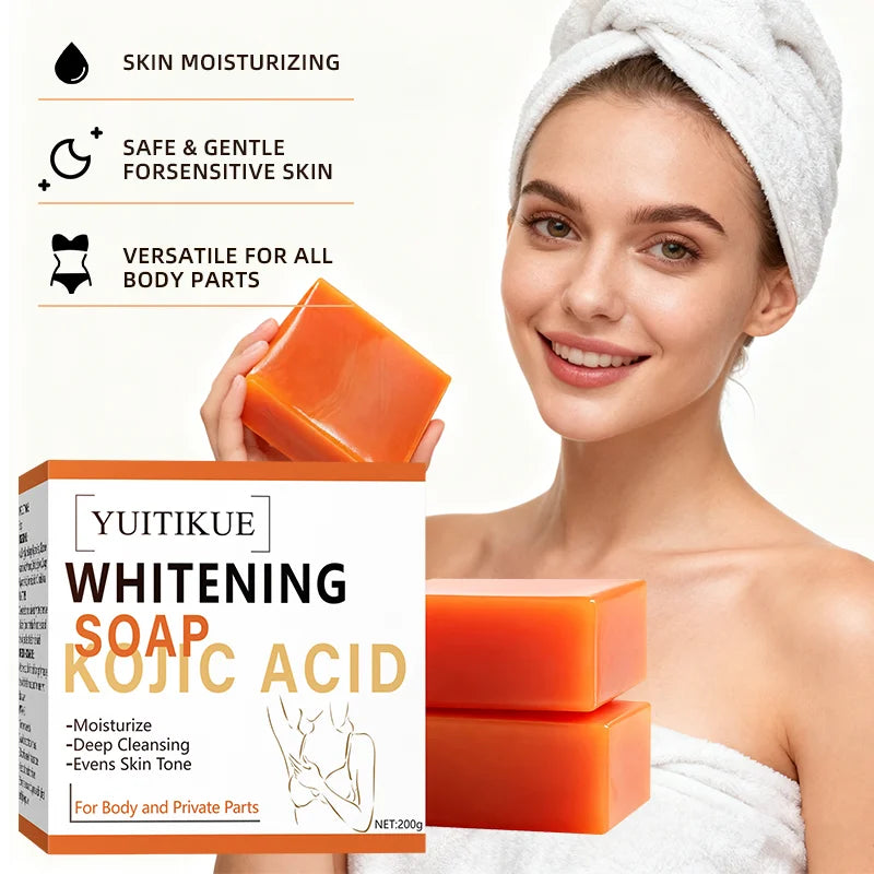 Whitening Soap - Brightens Skin Tone, Deep Cleansing & Moisturizing, Gentle for Sensitive Skin & Body Care