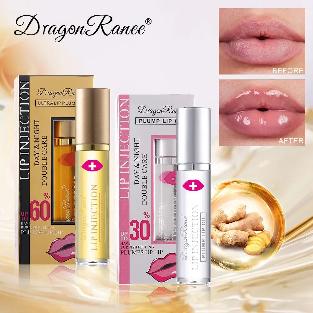 Instant Volumizing Lip Plumper Oil Lip Enhancer Moisturizing Anti-Wrinkle Lip Gloss - Sexy Lip Care Plumping Serum Lipstick
