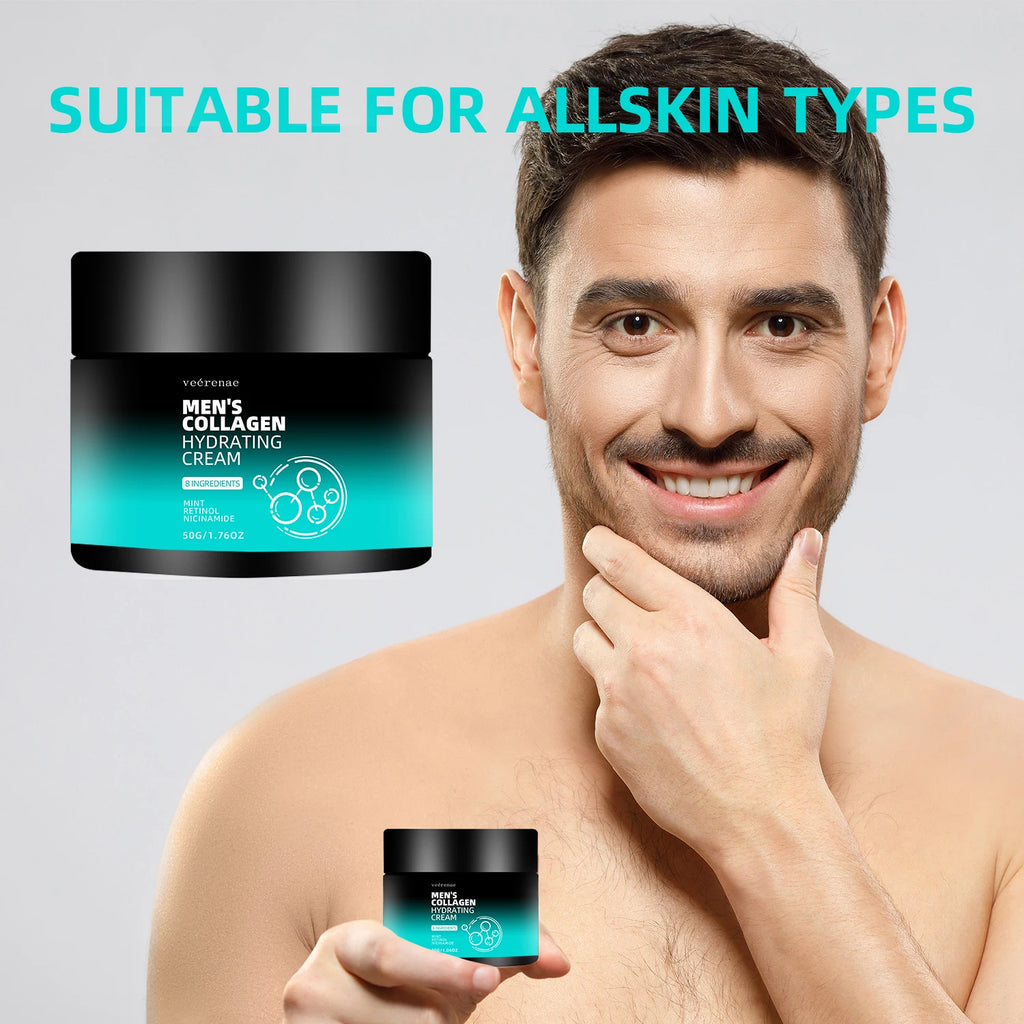 Men's Collagen Hydrating Cream | Oil-Balancing & Firming Formula by Botanica Luxe