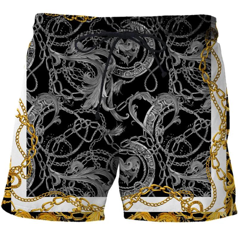 Luxury Beach Shorts  Men's Swim Trunks Casual  Surf