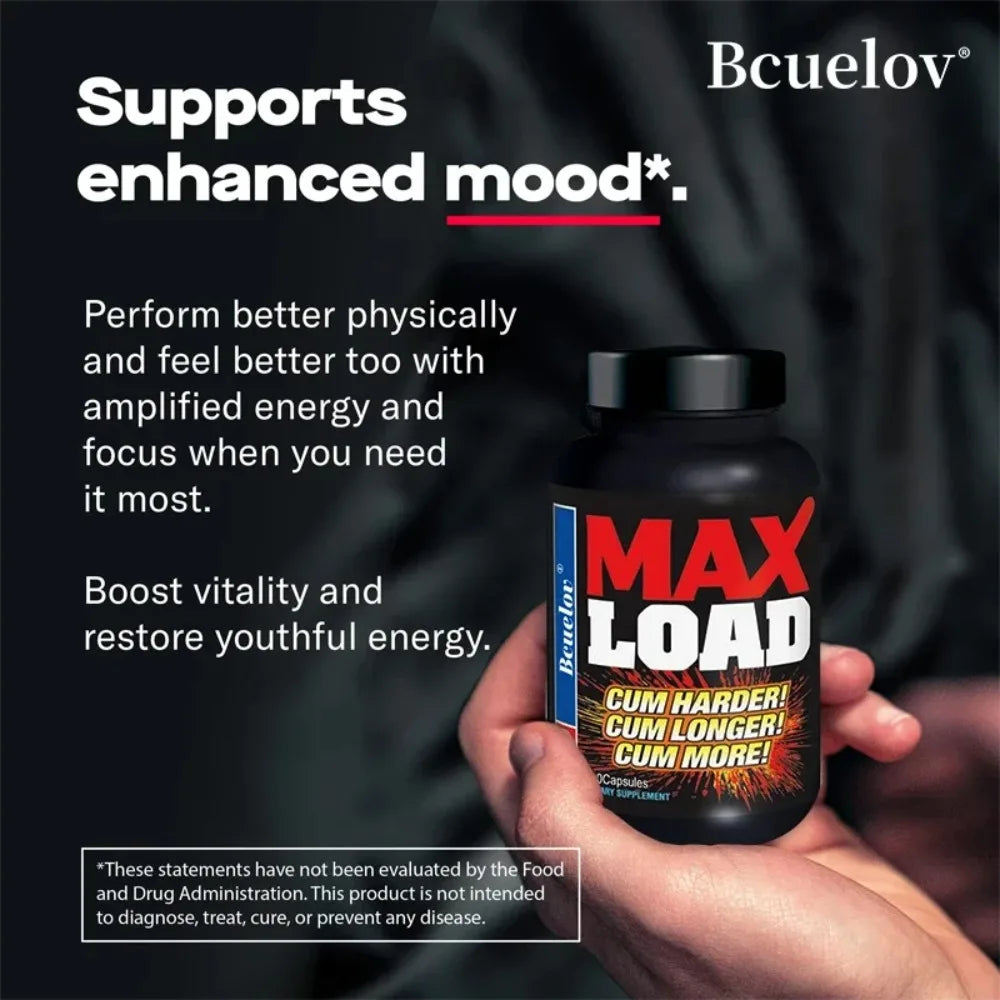 Men's Zinc & Vitamin B6 Energy Supplement – Natural Formula for Performance, Endurance & Hormone Balance