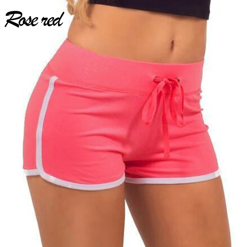 1pc Women Sports Yoga Shorts Skinny Patchwork Casual Tight Shorts Fashion Sexy Summer Girls Running Short Pants Gym Hip Training