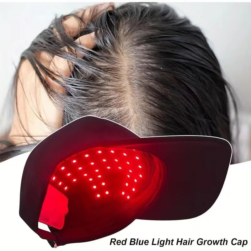 660nm 850nm Red Blue Light Hair Growth Cap Hair Growth Device with Detachable Inner for Women Men Hair Regrowth Loss Treatment