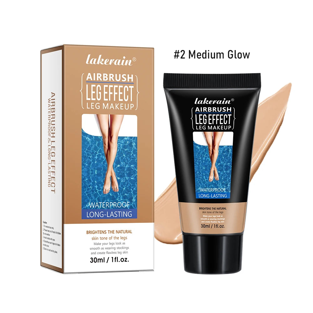 Body Foundation 100ml Tan Leg Makeup Lotion Even Skin Tone Waterproof Long Lasting Body Tanning Cream Medium Bronze Leg Makeup