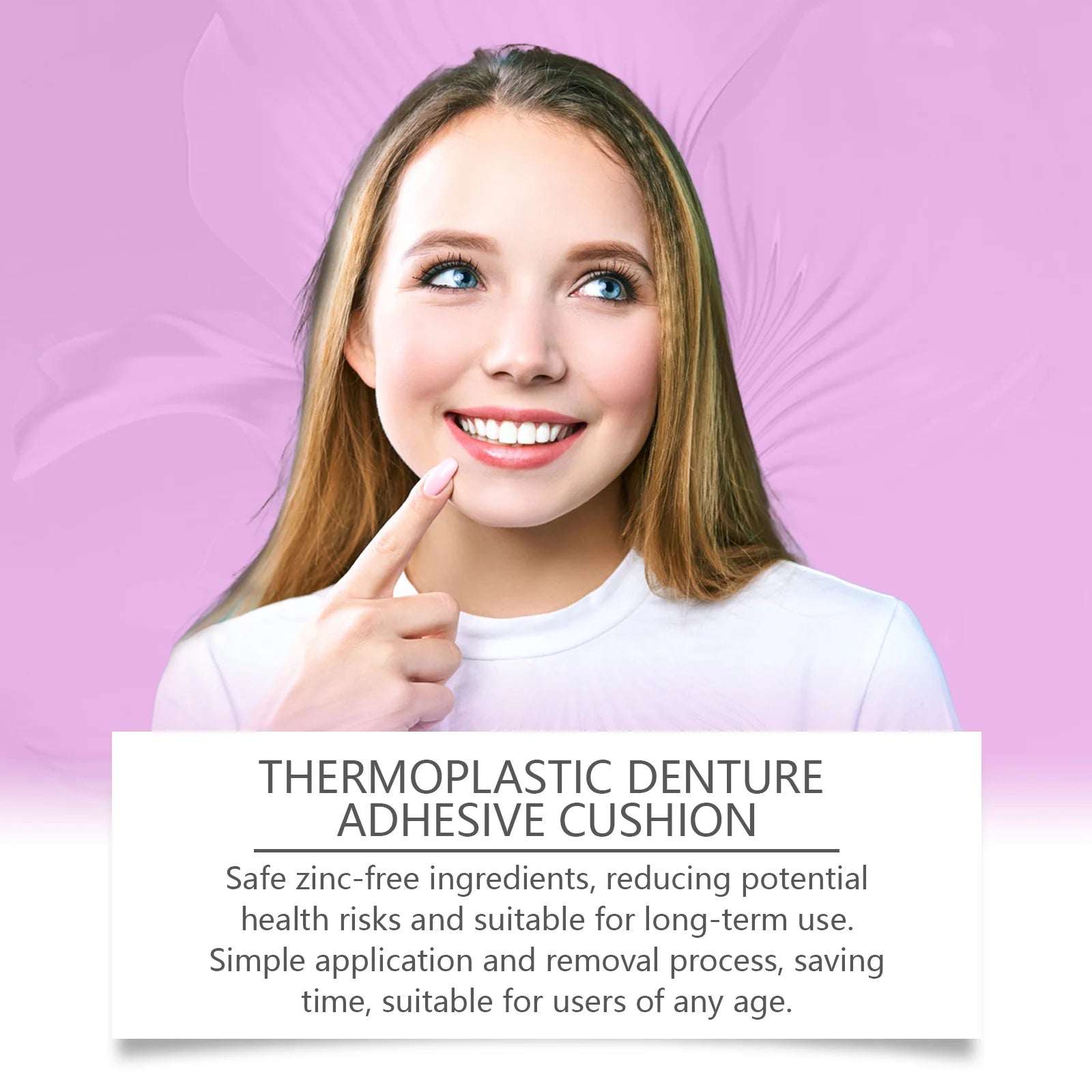 Thermoplastic Denture Adhesive Cushion Reduce Gum Pain Friction False Teeth Bonding Prosthesis Lasting Fixing Oral Care Products