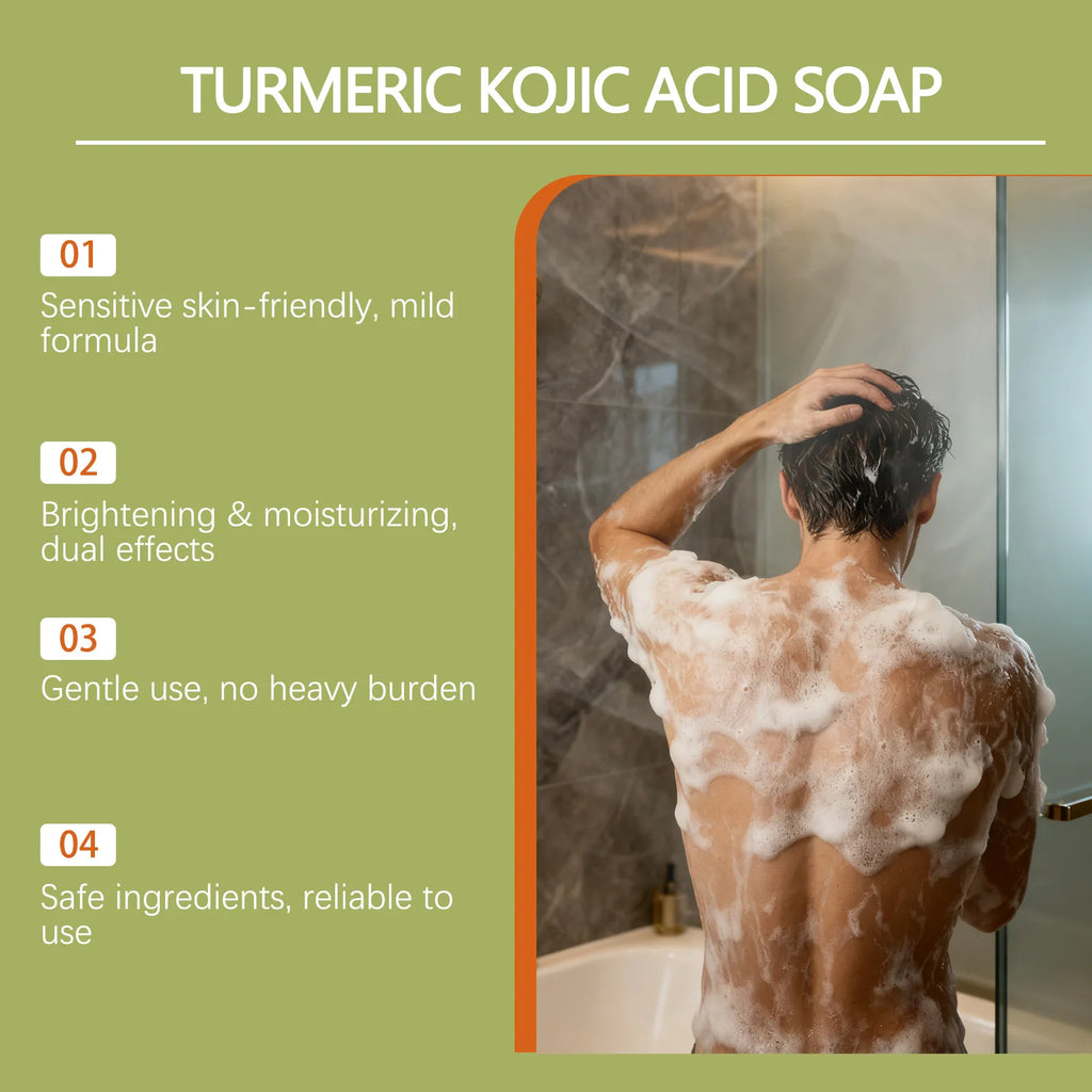 Turmeric  Soap Deep Hydration Brightening  Soft Smooth  Skin Lightening Soap 100g